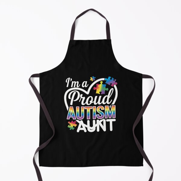 Item preview, I'm A Proud Autism Aunt Love Heart Autism Awareness designed and sold by AsteriskDatBArt.