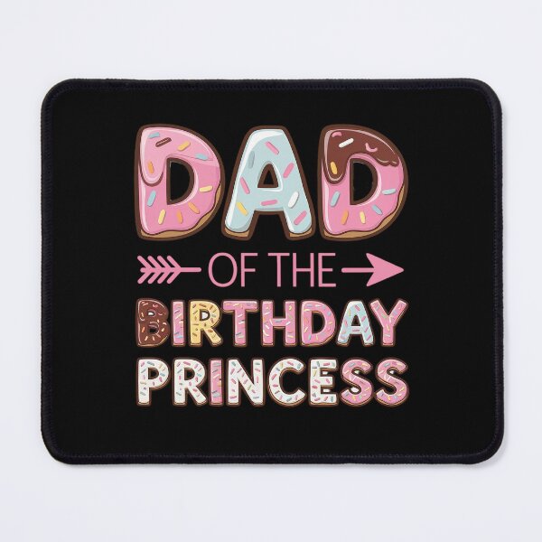 Item preview, Dad Of The Birthday Princess - Family Matching B-day Donut designed and sold by catsdothingz.