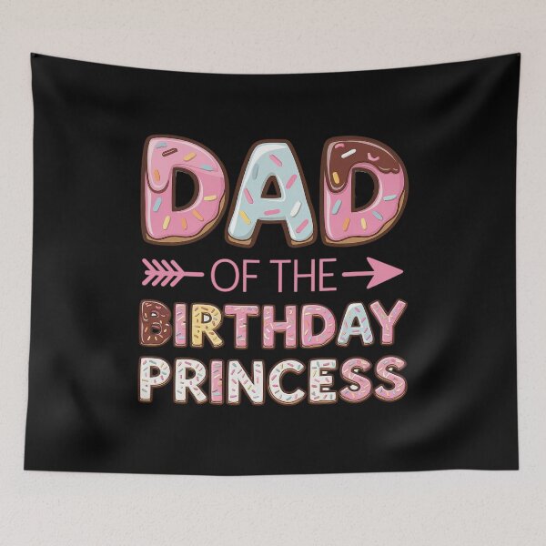 Item preview, Dad Of The Birthday Princess - Family Matching B-day Donut designed and sold by catsdothingz.