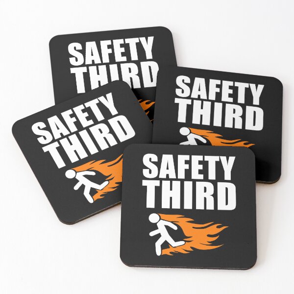 Item preview, Safety Third - Funny Saying designed and sold by manueldila.