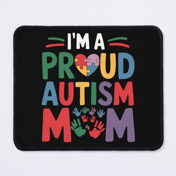 Item preview, I'm A Proud Autism Mom Autism Awareness designed and sold by AsteriskDatBArt.