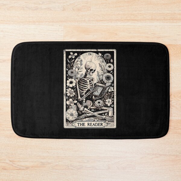 Item preview, The Reader Tarot – Skeleton with Book & Candle designed and sold by cbieecxdeue16.