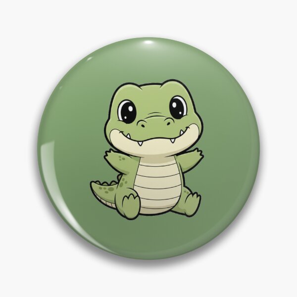 Item preview, Cute Baby Alligator Cartoon With Big Eyes designed and sold by LightArt25.