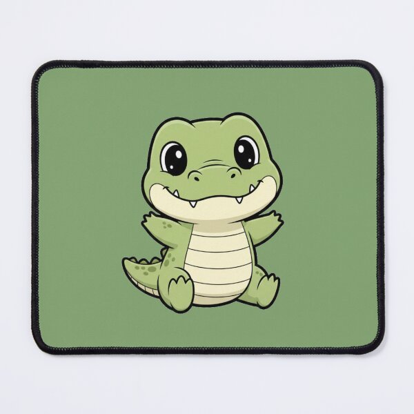 Item preview, Cute Baby Alligator Cartoon With Big Eyes designed and sold by LightArt25.