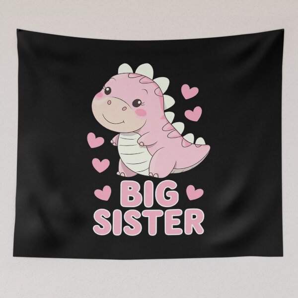 Item preview, Dinosaur Shirt for Toddler Youth Teen Girls Big Sister Gift  designed and sold by catsdothingz.