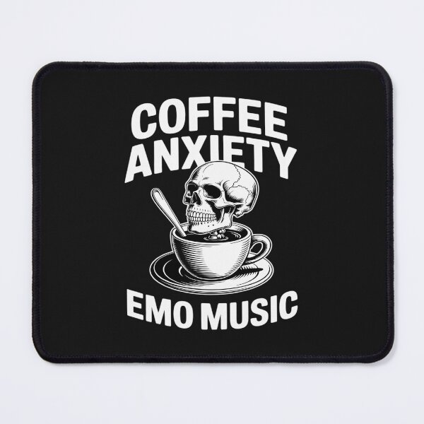 Item preview, Emo Rock Coffee Anxiety designed and sold by GaryBellcvbnb.