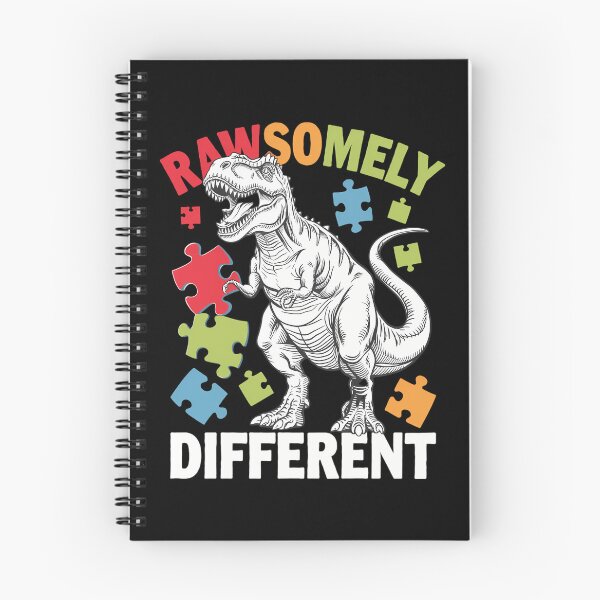 Item preview, Rawrsomely Different Dinosaur Autism Awareness Puzzle Kids designed and sold by AsteriskDatBArt.