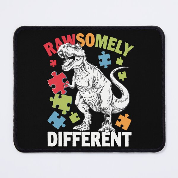 Item preview, Rawrsomely Different Dinosaur Autism Awareness Puzzle Kids designed and sold by AsteriskDatBArt.