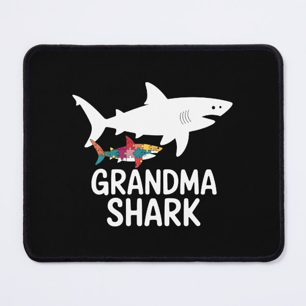 Item preview, Grandma Shark Puzzle Piece Cool Autism Awareness designed and sold by AsteriskDatBArt.