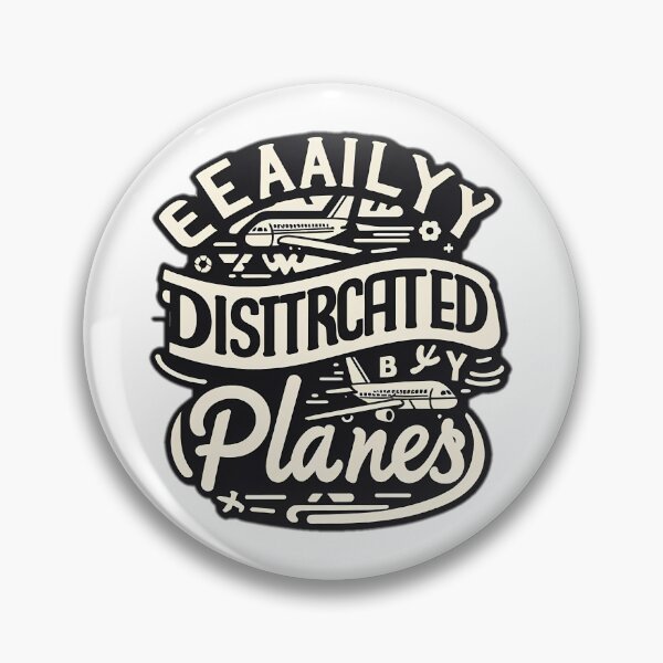 Item preview, easily distracted by planes designed and sold by NCNGDESIGN.