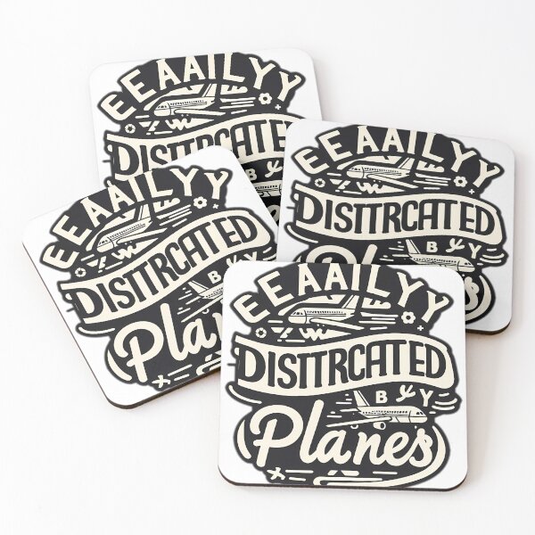 Item preview, easily distracted by planes designed and sold by NCNGDESIGN.
