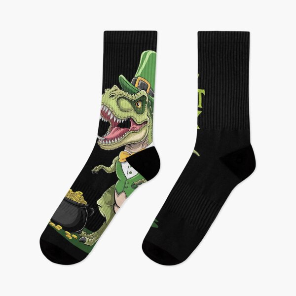 Item preview, Dinosaur St Patricks Day Happy St Pat Trex T rex Boys Men designed and sold by catsdothingz.