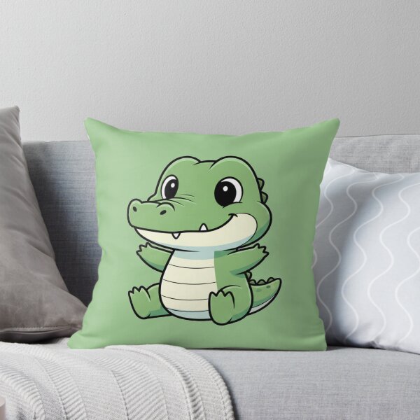 Item preview, Cute Baby Alligator Cartoon With Big Eyes designed and sold by LightArt25.