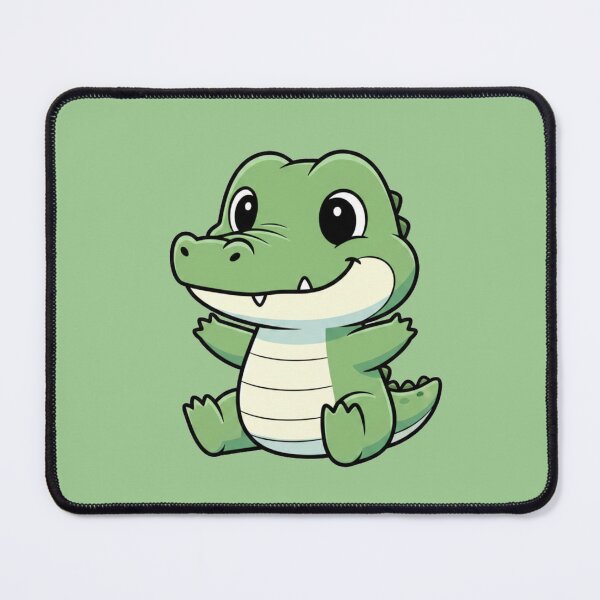 Item preview, Cute Baby Alligator Cartoon With Big Eyes designed and sold by LightArt25.