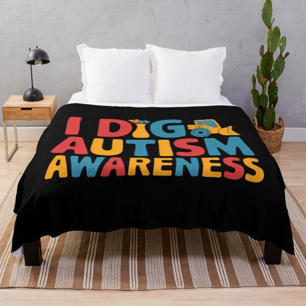 Item preview, I Dig Autism Awareness Tractor Puzzle Toddlers Kids Boys designed and sold by AsteriskDatBArt.