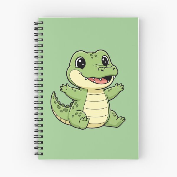Item preview, Cute Baby Alligator Cartoon With Big Eyes designed and sold by LightArt25.