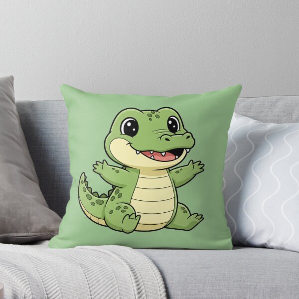 Item preview, Cute Baby Alligator Cartoon With Big Eyes designed and sold by LightArt25.