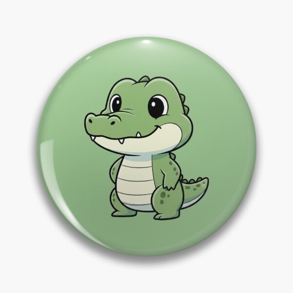 Item preview, Cute Baby Alligator Cartoon With Big Eyes designed and sold by LightArt25.