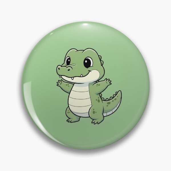 Item preview, Cute Baby Alligator Cartoon With Big Eyes designed and sold by LightArt25.
