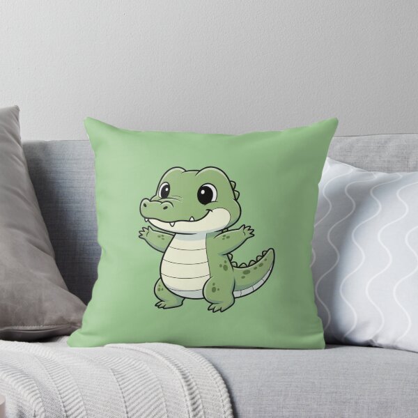 Artikelvorschau, Niedliches Baby-Alligator-Cartoontier mit großen Augen entworfen und verkauft von LightArt25.