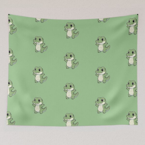 Item preview, Cute Baby Alligator Cartoon With Big Eyes designed and sold by LightArt25.