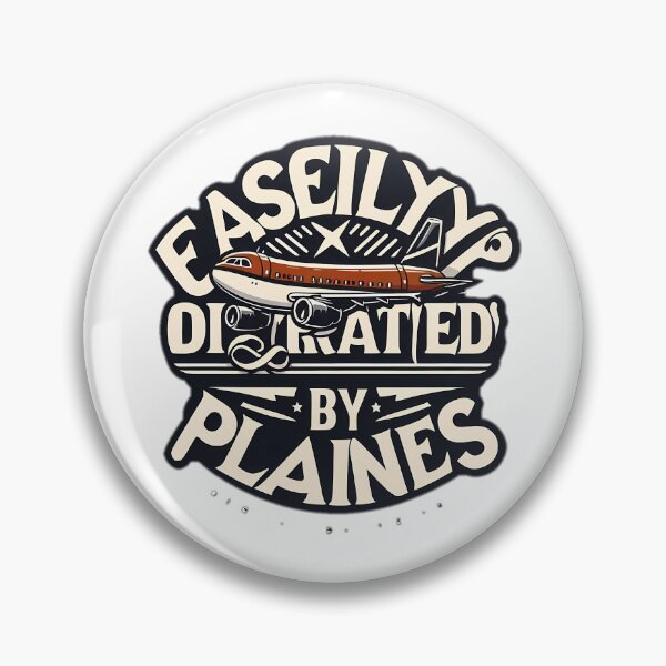 Item preview, easily distracted by planes designed and sold by NCNGDESIGN.