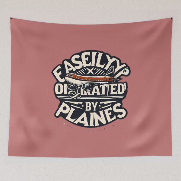 Item preview, easily distracted by planes designed and sold by NCNGDESIGN.