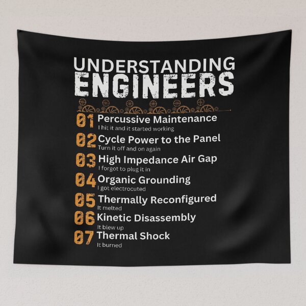 Item preview, Understanding Engineers Funny Stem Nerd Humor designed and sold by charitashmoqs.