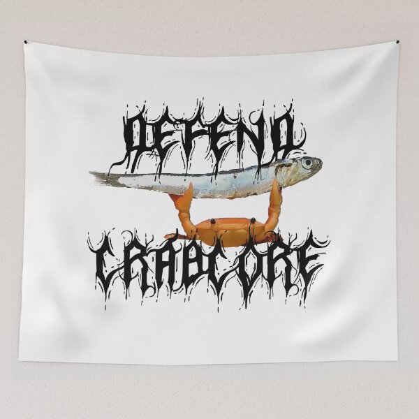 Item preview, Defend Crabcore designed and sold by vampjellyy.