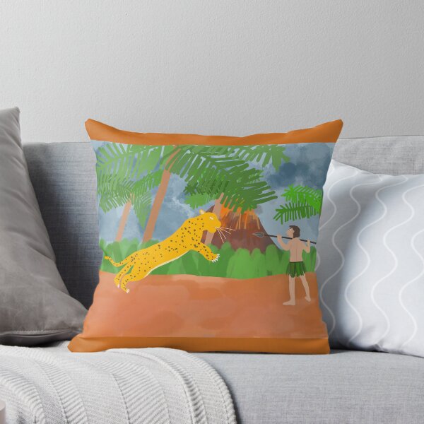 Item preview, Fighting a Leopard in the Jungle designed and sold by XandyrQ.