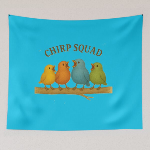 Item preview, Chirp Squad designed and sold by TheJoyfulPen.