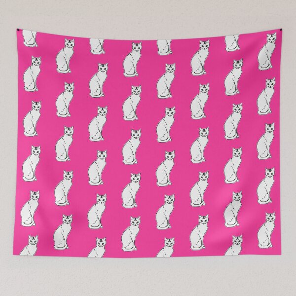 Item preview, cute cat aesthetic – minimalist art print designed and sold by goldcov.