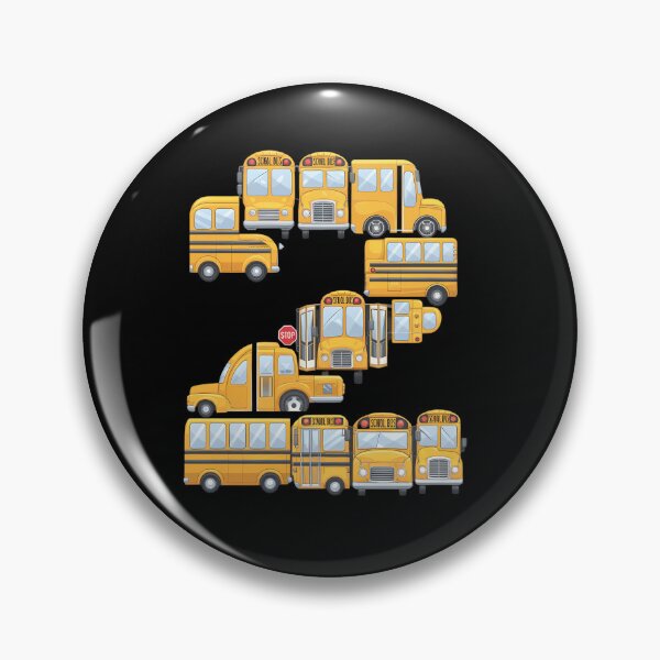 Item preview, 2 Year Old Toddler 2nd Birthday School Bus Theme Kids Party  designed and sold by KonopikaaArt.