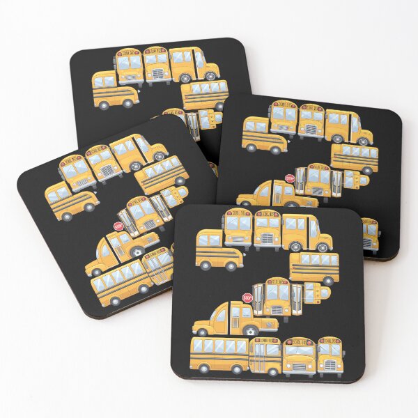 Item preview, 2 Year Old Toddler 2nd Birthday School Bus Theme Kids Party  designed and sold by KonopikaaArt.