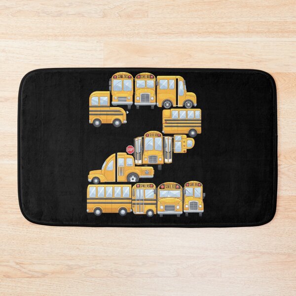 Item preview, 2 Year Old Toddler 2nd Birthday School Bus Theme Kids Party  designed and sold by KonopikaaArt.