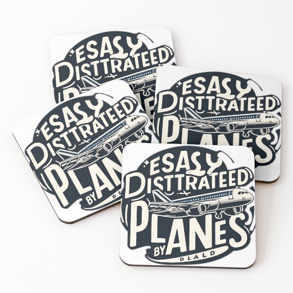 Item preview, easily distracted by planes designed and sold by NCNGDESIGN.