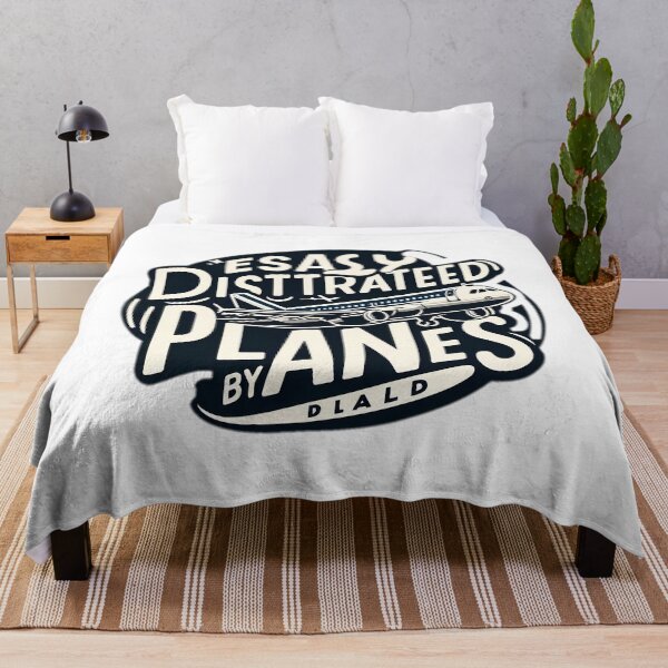 Item preview, easily distracted by planes designed and sold by NCNGDESIGN.