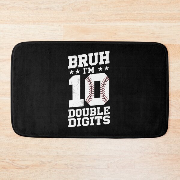 Item preview, 10th Birthday Baseball Bruh I'm Double Digits 10 Years Old designed and sold by yvonnickStore.