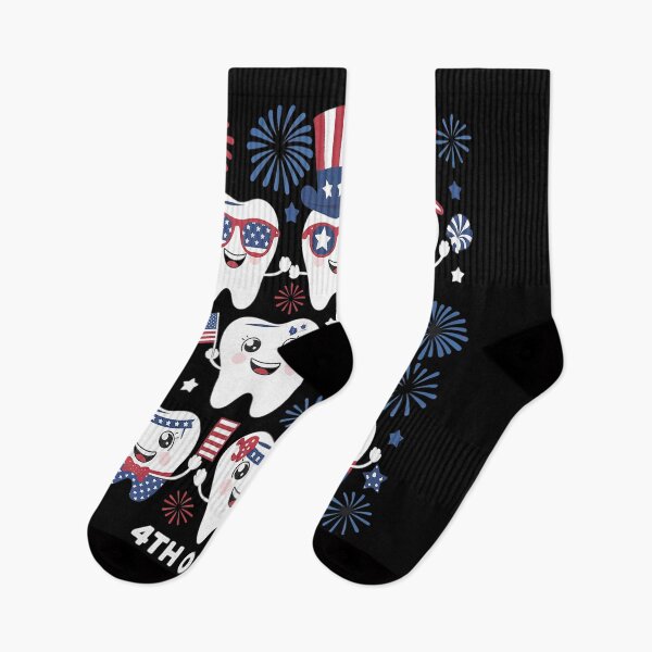 Item preview, 4th Of July American Dental Teeth US Flag Patriotic designed and sold by KonopikaaArt.