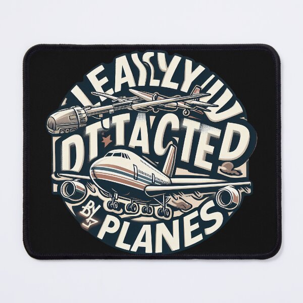 Item preview, easily distracted by planes designed and sold by NCNGDESIGN.