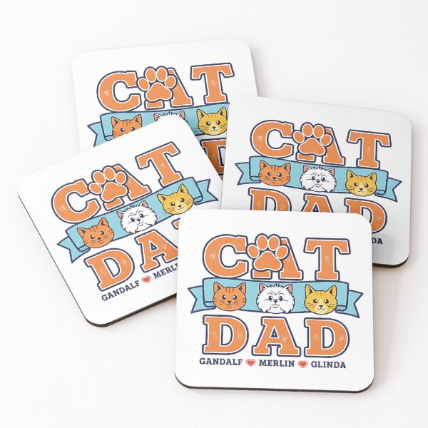 Item preview, Personalized Cat Dad Paws designed and sold by SearerCo451.