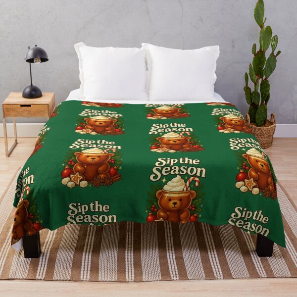 Item preview, Sip the Season – Bear Glass Cocoa vintage designed and sold by ezsketch25.