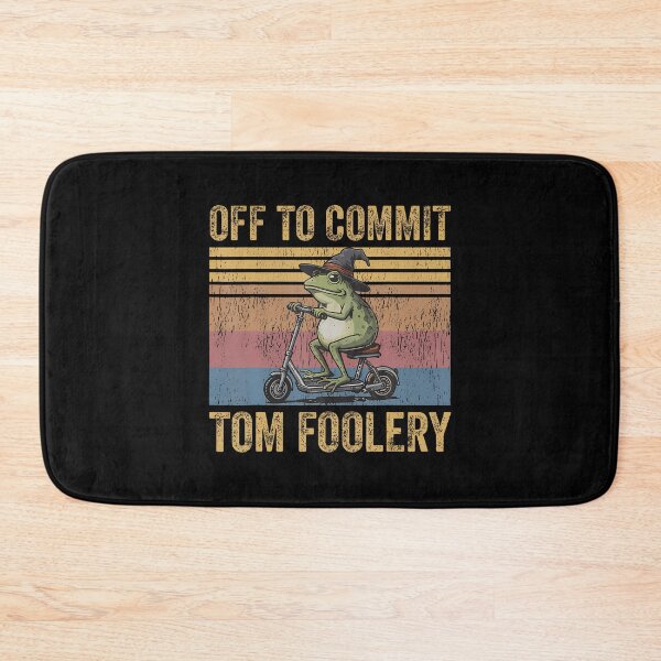 Item preview, Off To Commit Tom Foolery Vintage Frog Toad Wizard designed and sold by MavisJoseph.