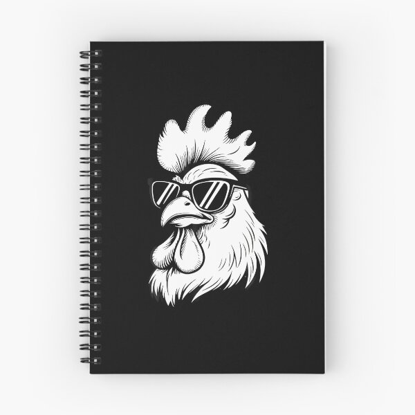 Item preview, Pollo divertido con gafas de sol Amante de los animales de granja de pollos designed and sold by CeliaApril.