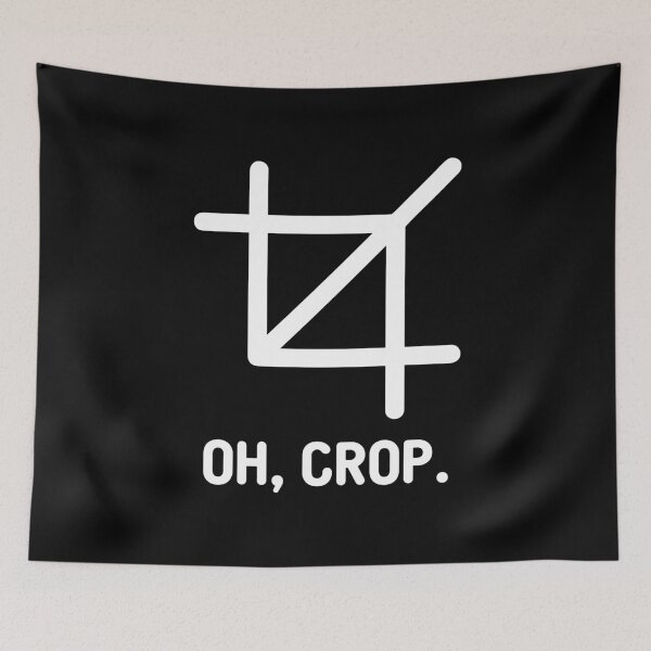 Item preview, Oh, Crop - Funny Photographer & Graphic Designer Gift designed and sold by madeahezamrin.