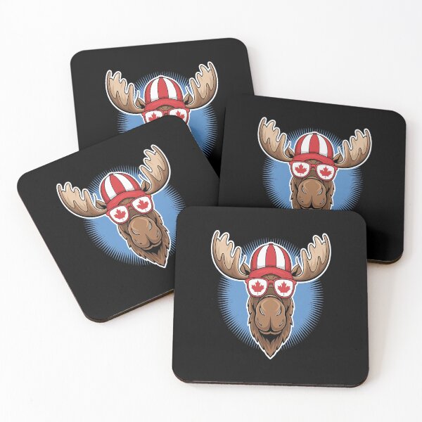 Item preview, Canada Day Canadian Flag Maple Leaf Moose designed and sold by KonopikaaArt.