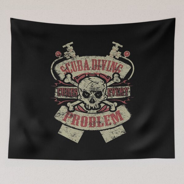 Item preview, Scuba Diving Cures Every Problem designed and sold by MavisJoseph.