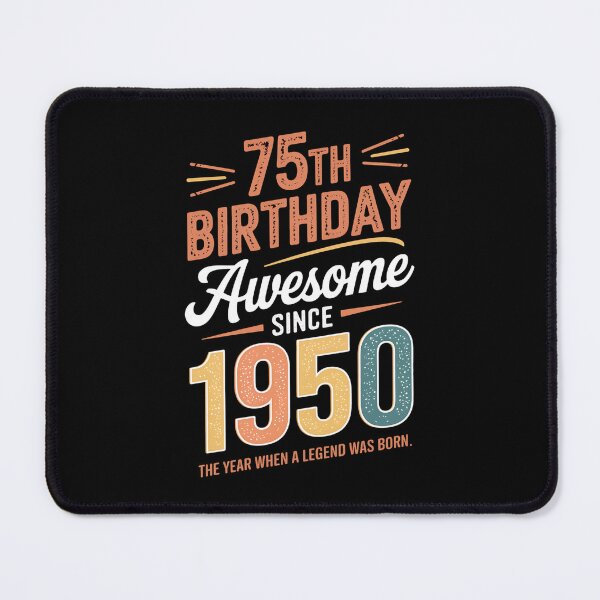 Item preview, 75 Year Old 1950 Edition 75th Birthday designed and sold by TeddyPaintsArt.