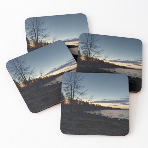 Item preview, Twilight Sunset Forest Shoreline designed and sold by Zeph1.