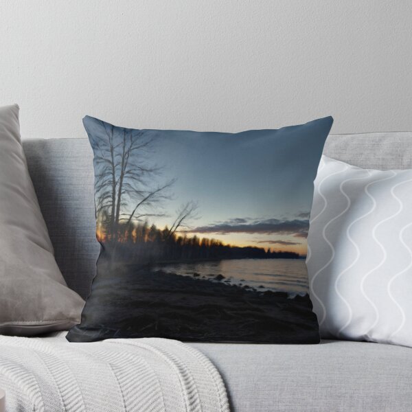Item preview, Twilight Sunset Forest Shoreline designed and sold by Zeph1.